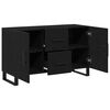 vidaXL Buffet Carvalho preto 100 x 36 x 60 cm Madeira processada