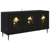 vidaXL Gabinete para TV BREMEN 102 x 33 x 51 cm Carvalho Preto