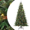 vidaXL &Aacute;rvore de Natal Articulada Artificial Verde 240 cm PE e PVC
