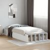 vidaXL Estrutura de cama 90x200 cm derivados de madeira branco