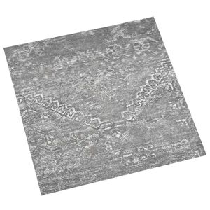 vidaXL Pranchas de Piso Autoadesivo Cinzento Cimento 30,5 x 30,5 cm