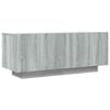 vidaXL M&oacute;vel de TV 100x35x40 cm derivados de madeira cinzento sonoma