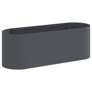vidaXL Cama de Jardim Elevada Antracite 120 x 40 x 40 cm
