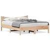 vidaXL Cama sem colch&atilde;o 150x200 cm madeira de pinho maci&ccedil;a