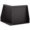 vidaXL Muro de Conten&ccedil;&atilde;o 50 x 50 x 30 cm A&ccedil;o Preto