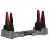 vidaXL Apoio de tiro Ajust&aacute;vel Cinzento 46 x 14 x 19,5 cm Pl&aacute;stico