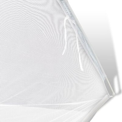 vidaXL Tenda de campismo 200x150x145 cm fibra de vidro branco