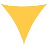 vidaXL Para-sol vela tecido oxford triangular 4,5x4,5x4,5 m amarelo