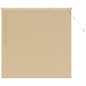 vidaXL Cortina Veneziana Marrom Claro com Padr&atilde;o 150 x 160 cm PVC