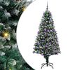 vidaXL &Aacute;rvore de Natal Artificial Verde 180 cm PVC, A&ccedil;o e Pl&aacute;stico