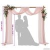 vidaXL Arco de Casamento Marrom Claro 225 x 95 x 226 cm