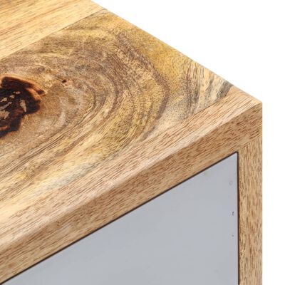 vidaXL Mesa de cabeceira 40x35x50 cm madeira de mangueira maciça
