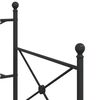 vidaXL Cama de dia com gavet&atilde;o sem colch&atilde;o 75x190 cm a&ccedil;o preto