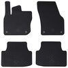 vidaXL Tapete de carro 4 pcs Preto VW TIGUAN TDI Borracha