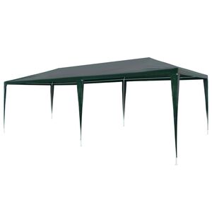 vidaXL Tenda para festas 3x6 m PE verde