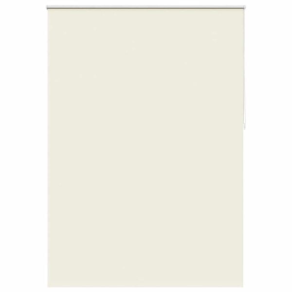 vidaXL Cortina de rolo blackout, 144,4 x 230 cm, largura do tecido 140 cm, branco-creme