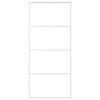 vidaXL Porta deslizante vidro ESG fosco e alum&iacute;nio 90x205 cm branco