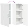vidaXL Arm&aacute;rio de Cozinha Lucca Branco 40 x 31 x 100 cm