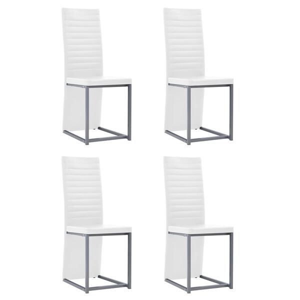 vidaXL Conjunto de jantar 5 pcs a&ccedil;o e vidro temperado preto/branco