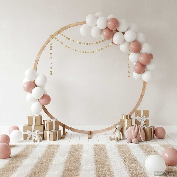 vidaXL Arco de Casamento Marrom Claro 224 x 80 x 220 cm