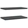 vidaXL Prateleiras de parede 2 pcs 75x40x3 cm aço inoxidável prateado