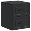 vidaXL Gabinete de Canto Montado na Parede Preto 34,5 x 33 x 40 cm