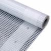 vidaXL Lona em tecido imita&ccedil;&atilde;o de gaze 260 g/m&sup2; 4x5 m branco