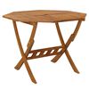 vidaXL Mesa de jardim dobr&aacute;vel 90x75 cm madeira de ac&aacute;cia maci&ccedil;a