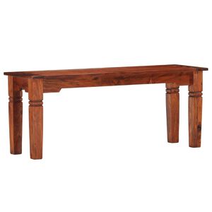 vidaXL Banco 110 cm madeira de ac&aacute;cia maci&ccedil;a