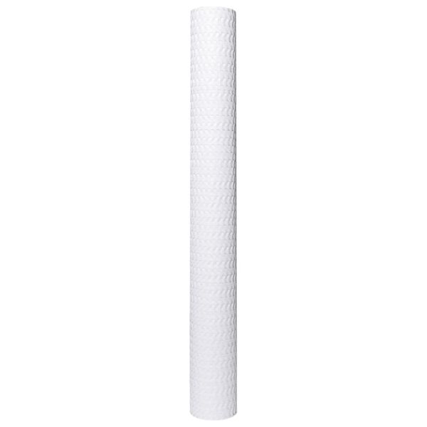 vidaXL Tela de varanda 500x100 cm vime PE branco