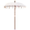 vidaXL Parasol Balin&ecirc;s com Base 260 180-190 cm