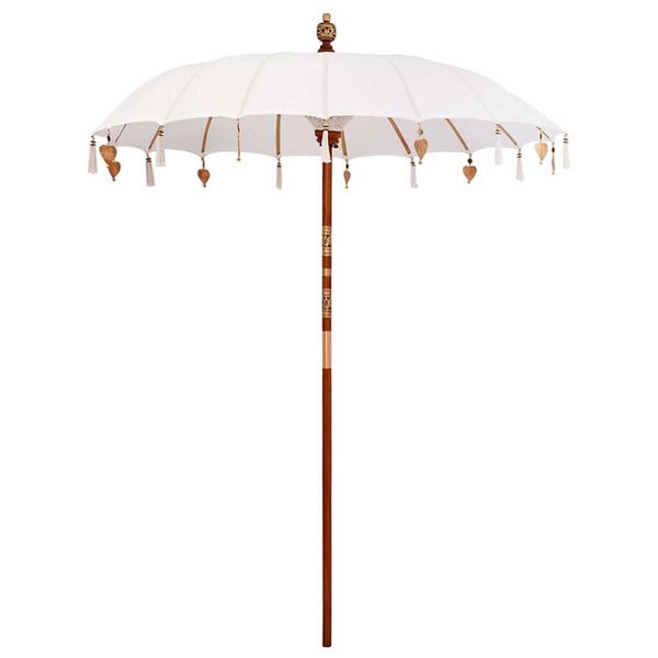 vidaXL Parasol Balin&ecirc;s com Base 260 180-190 cm
