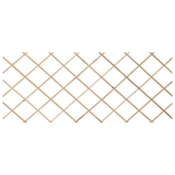 vidaXL Cercas em treliça 5 pcs 180x80 cm madeira de abeto maciça