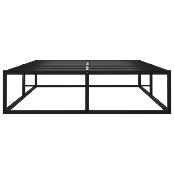 vidaXL Estrutura de cama 120x200 cm metal preto