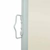vidaXL Toldo lateral retr&aacute;til para p&aacute;tio 600x160 cm cor creme