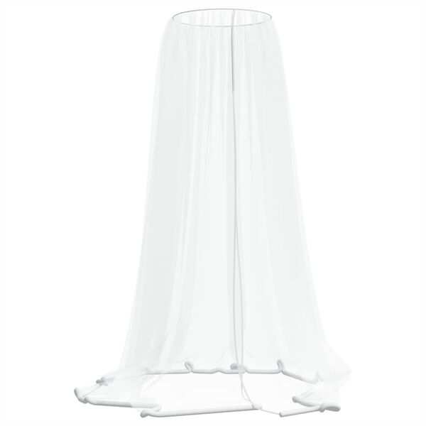 vidaXL Rede mosquiteira para guarda-sol malha 220 Φ300x230 cm branco
