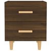 vidaXL Mesas de cabeceira 2 pcs 40x35x47,5 cm carvalho castanho