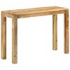 vidaXL Mesa consola 110x35x76 cm madeira de mangueira &aacute;spera