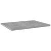 vidaXL Prateleiras para estante 4 pcs 40x30x1,5cm contraplacado cinza