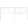 vidaXL Cabeceira de cama 200 cm metal branco