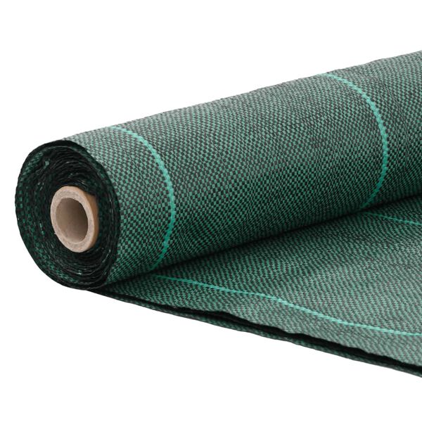 vidaXL Tela para ervas daninhas 0,5x10 m PP verde