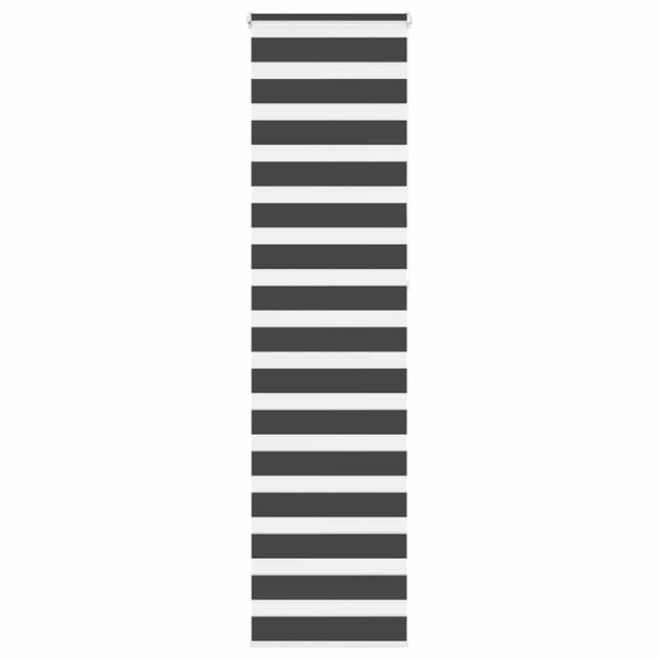 vidaXL Cortina de zebra 60x230 cm largura do tecido 55,9 cm poli&eacute;ster