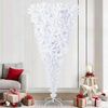 vidaXL &Aacute;rvore de Natal Artificial com 300 LEDs Branco 240 cm PVC e A&ccedil;o