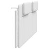 vidaXL Almofad&atilde;o de cabeceira Viana 180 cm couro artificial branco
