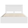 vidaXL Estrutura da Cama Branco 140 x 190 cm Madeira de Engenharia