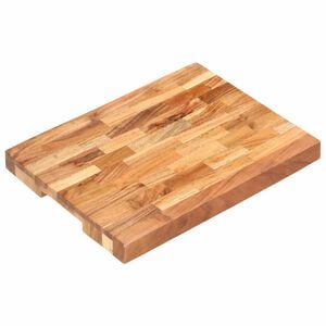 vidaXL T&aacute;bua de cortar 40x30x4 cm madeira de ac&aacute;cia maci&ccedil;a