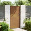 vidaXL Port&atilde;o de jardim 85x175 cm a&ccedil;o corten