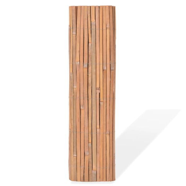 vidaXL Cercas em bambu 2 pcs 100x400 cm