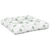 vidaXL Almofad&atilde;o p/ paletes 60x61,5x10 cm tecido oxford padr&atilde;o folhas