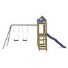 vidaXL Conjunto de brincar para exterior madeira de pinho impregnada